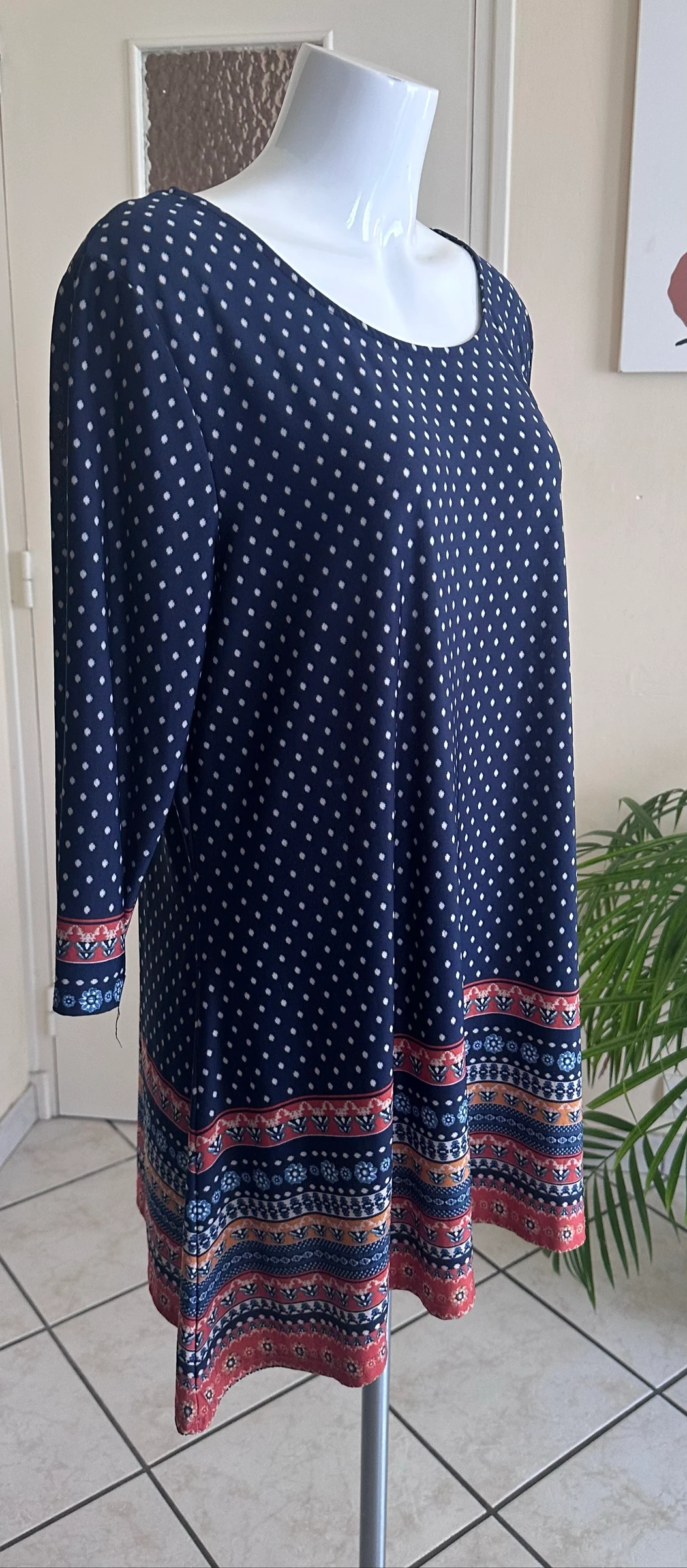 Blusa Túnica Longa Feminina Tamanho 5 – Mangas Longas – Excelente Estado – photo 6